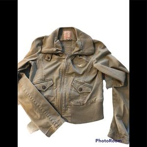 Vintage Hollister Jacket size medium Mint green